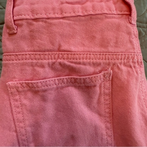 Princess Polly Pink Women's High Rise Flare Jeans Size 4 - Picture 5 of 11